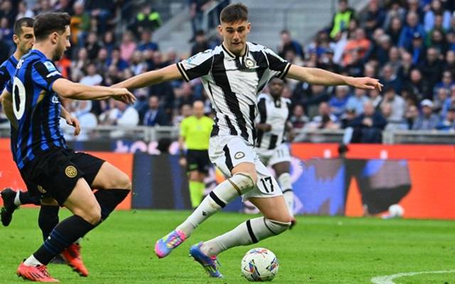 乌迪内斯客场不敌强敌，冲击较困难